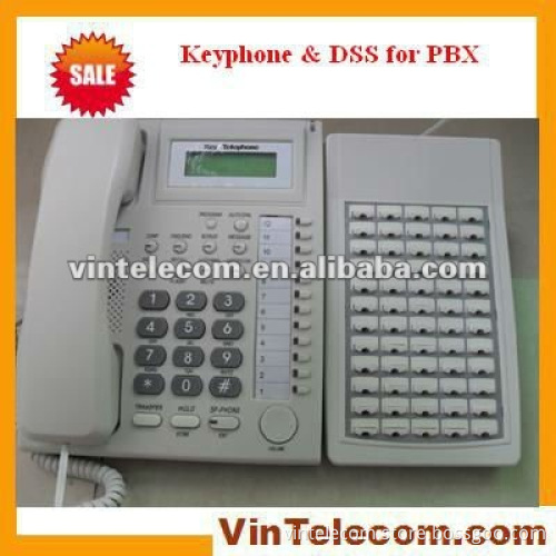 Keyphone for PBX with 72 DSS keys